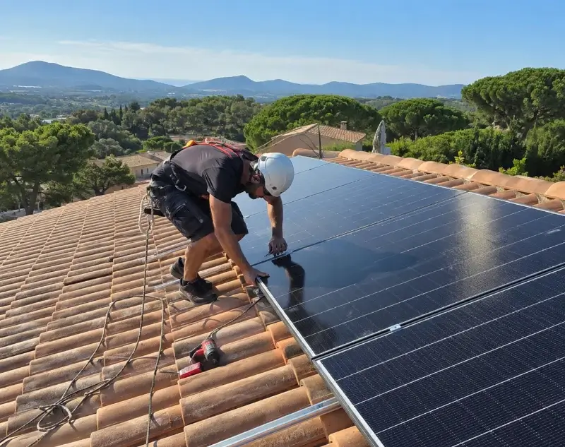 Installateur panneaux solaires Caudan — pose photovoltaïque sur toiture